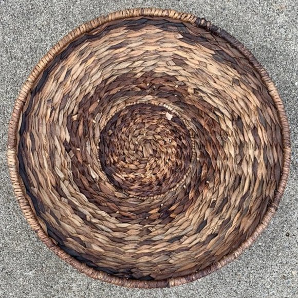 Market Bazaar Round Woven Bowls - Picture 3 of 4